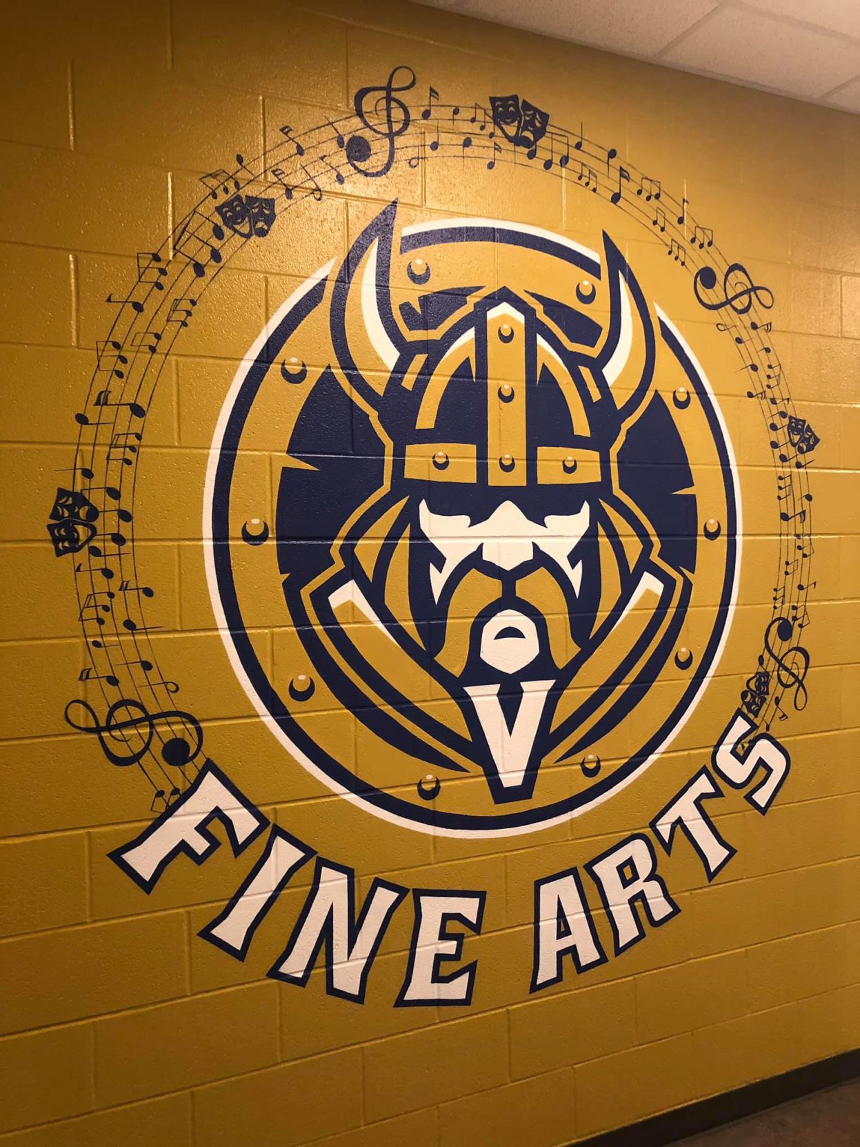 Adams Junior High mural complete